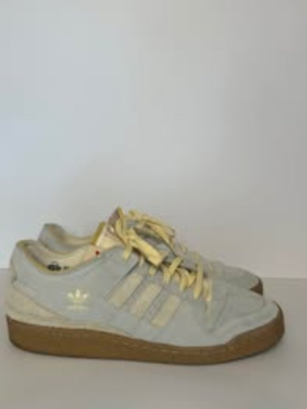Men's Adidas FORUM 84 LOW CL SHOES Non Dyed Warm Vanilla Gum Sole Size 12